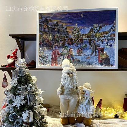 完成した雪の街