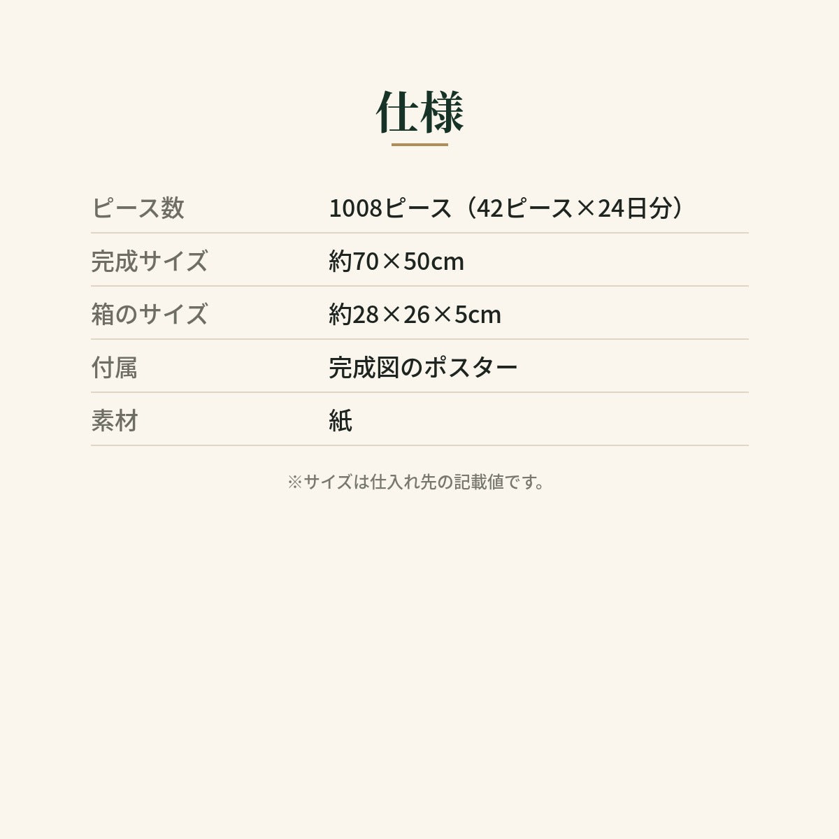 仕様